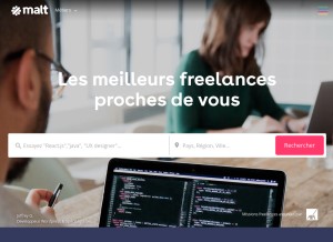 How malt.fr looks like on a tablet such as an iPad.
