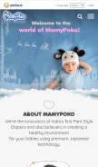 How mamypoko.co.in looks like on a mobile device such as an iPhone.