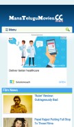 How manatelugumovies.cc looks like on a mobile device such as an iPhone.