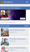 How mangaseeonline.us looks like on a mobile device such as an iPhone.