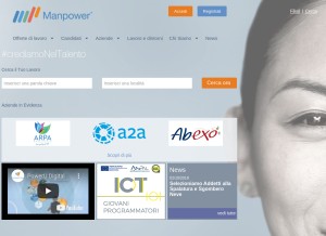 How manpower.it looks like on a tablet such as an iPad.