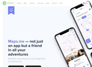 How maps.me looks like on a tablet such as an iPad.