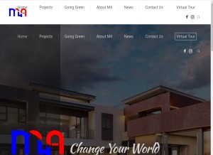 How marais4.co.za looks like on a tablet such as an iPad.