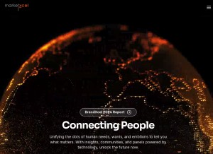 How market-xcel.com looks like on a tablet such as an iPad.