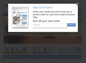 How marketlab.com looks like on a tablet such as an iPad.