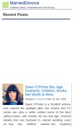 How marrieddivorce.com looks like on a mobile device such as an iPhone.