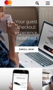 How mastercard.com looks like on a mobile device such as an iPhone.