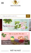 How mat-na.com looks like on a mobile device such as an iPhone.