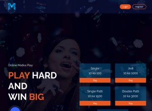 How matkaplay.win looks like on a tablet such as an iPad.