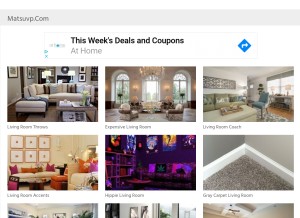 How matsuvp.com looks like on a tablet such as an iPad.