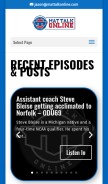 How mattalkonline.com looks like on a mobile device such as an iPhone.