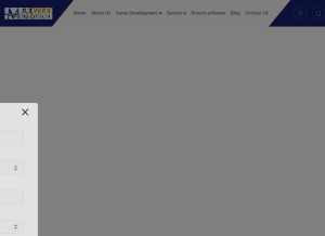 How maxwayinfotech.com looks like on a tablet such as an iPad.