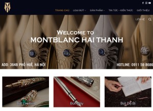 How mbhaithanh.com looks like on a tablet such as an iPad.