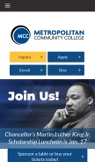 How mcckc.edu looks like on a mobile device such as an iPhone.