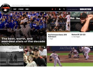 How mccoveychronicles.com looks like on a tablet such as an iPad.