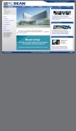 How mcdean.com looks like on a mobile device such as an iPhone.
