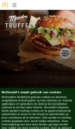 How mcdonalds.nl looks like on a mobile device such as an iPhone.