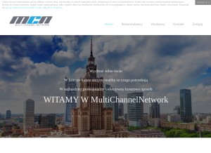 How mcnetwork.pl looks like on a tablet such as an iPad.