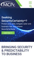 How mcpc.com looks like on a mobile device such as an iPhone.