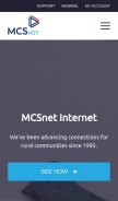 How mcsnet.ca looks like on a mobile device such as an iPhone.