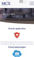 How mcx.nl looks like on a mobile device such as an iPhone.