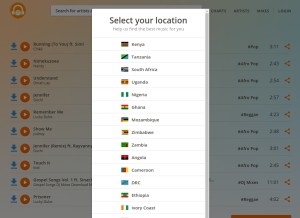 How mdundo.com looks like on a tablet such as an iPad.
