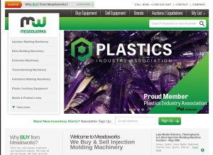 How meadoworks.com looks like on a tablet such as an iPad.