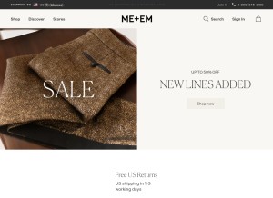 How meandem.com looks like on a tablet such as an iPad.