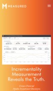 How measured.com looks like on a mobile device such as an iPhone.