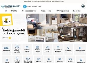 How mebelpunkt.pl looks like on a tablet such as an iPad.