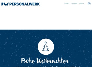 How mediaintown.de looks like on a tablet such as an iPad.