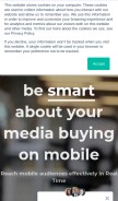 How mediasmart.io looks like on a mobile device such as an iPhone.