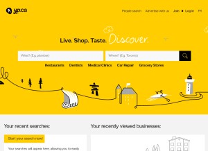 How mediative.com looks like on a tablet such as an iPad.