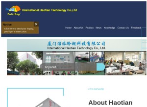 How medicalpolarbox.com looks like on a tablet such as an iPad.