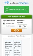 How medicare-providers.net looks like on a mobile device such as an iPhone.