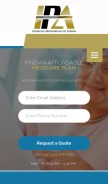 How medicareinsuranceaz.com looks like on a mobile device such as an iPhone.