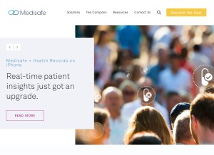 How medisafe.com looks like on a tablet such as an iPad.