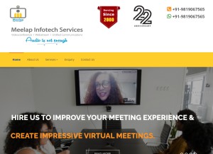 How meelapindia.com looks like on a tablet such as an iPad.