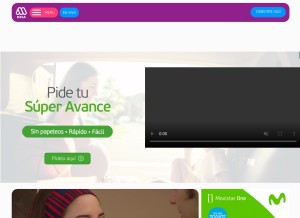 How mega.cl looks like on a tablet such as an iPad.