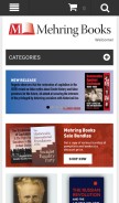 How mehring.com looks like on a mobile device such as an iPhone.
