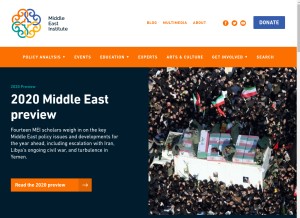 How mei.edu looks like on a tablet such as an iPad.