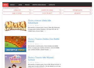 How mejoress.com looks like on a tablet such as an iPad.