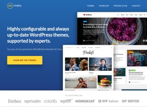 How mekshq.com looks like on a tablet such as an iPad.