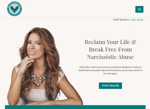 How melanietoniaevans.com looks like on a tablet such as an iPad.