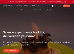 How melscience.com looks like on a tablet such as an iPad.