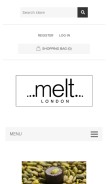 How meltchocolates.com looks like on a mobile device such as an iPhone.