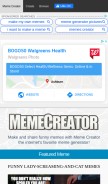 How memecreator.org looks like on a mobile device such as an iPhone.