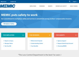 How memic.com looks like on a tablet such as an iPad.