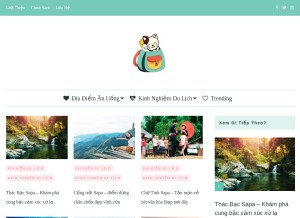 How meobalo.com looks like on a tablet such as an iPad.