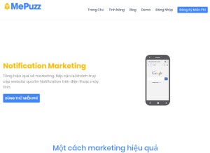 How mepuzz.com looks like on a tablet such as an iPad.